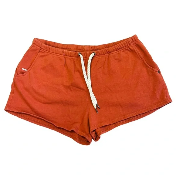 Vuori Women's Orange Shorts - Picture 4 of 12